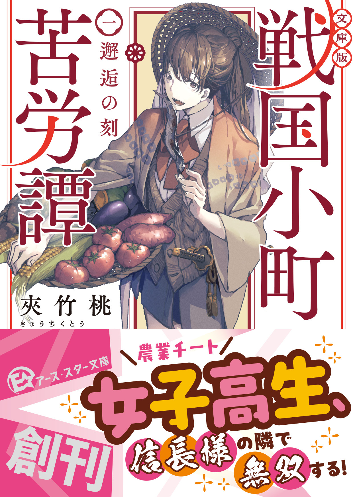 【文庫版】『戦国小町苦労譚 一、邂逅の刻』（著：夾竹桃、イラスト：平沢下戸）