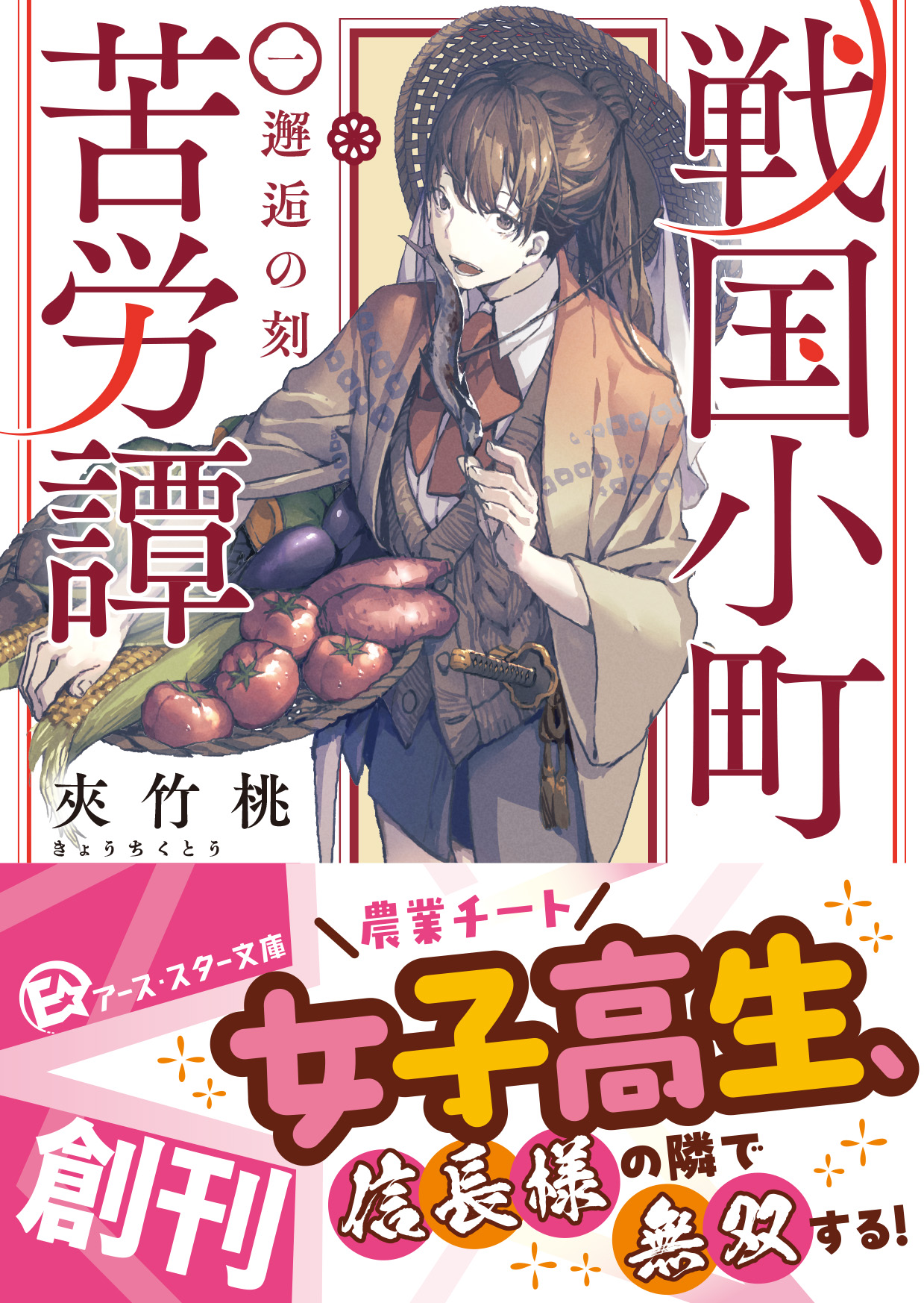 【文庫版】『戦国小町苦労譚 一、邂逅の刻』(著:夾竹桃、イラスト:平沢下戸)